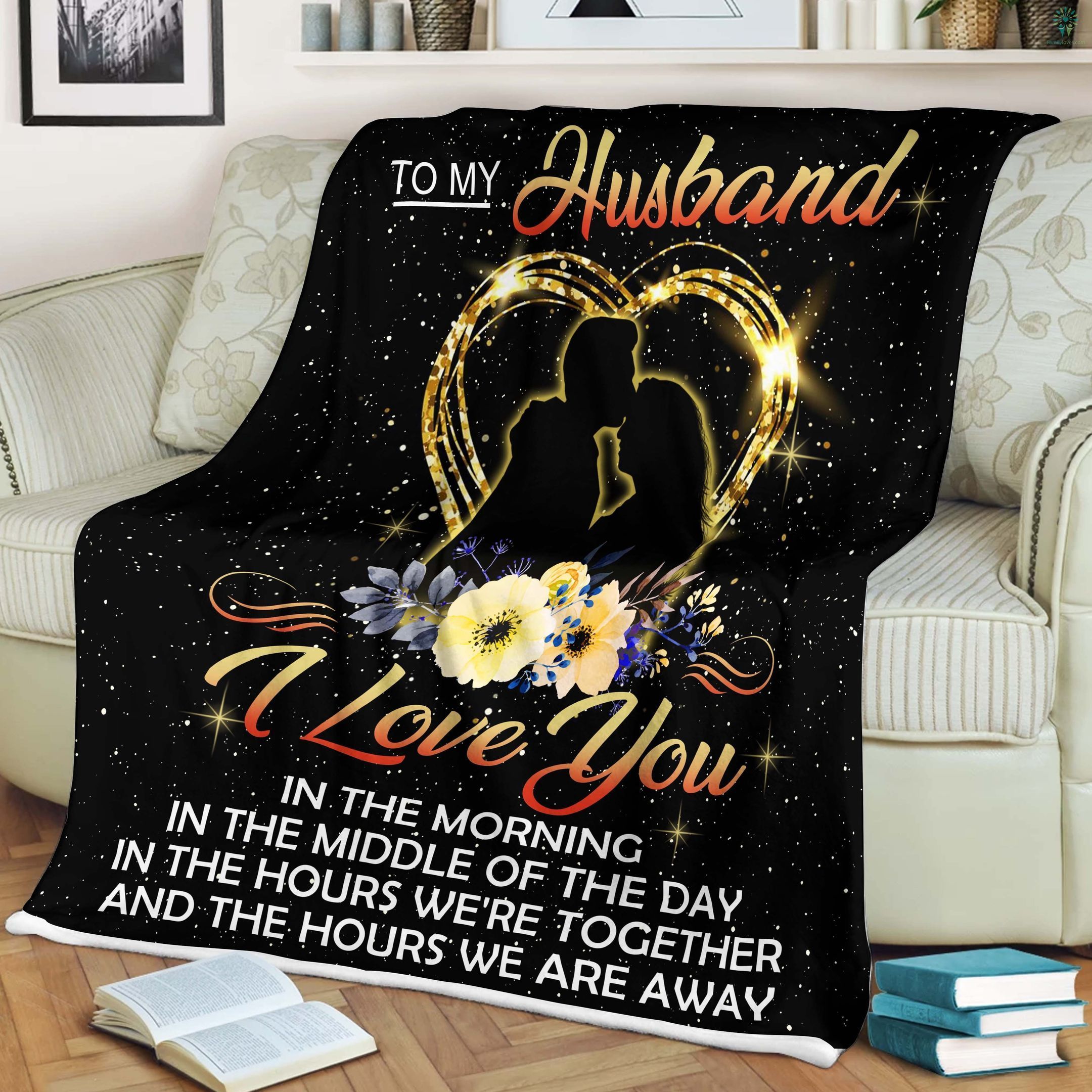 Husband And Wife Quotes To My Husband Sherpa Fleece Blanket