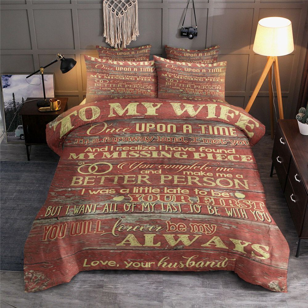 Husband To Wife Bedding Set
