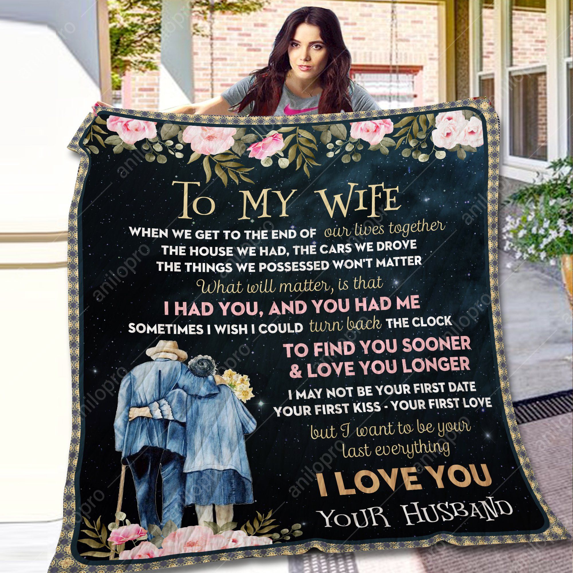 Husband To Wife I Had You And You Had Me Quilt Blanket DHC040120155TD