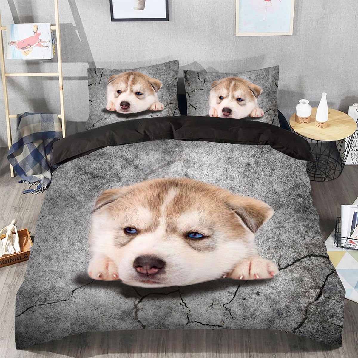 Husky Bedding Set