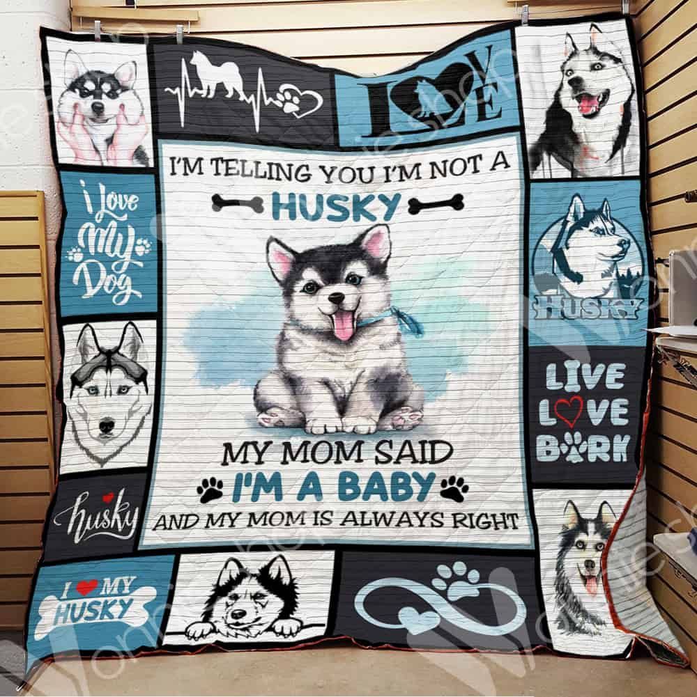 Husky Dog GS-CL-LD3110 Quilt Blanket