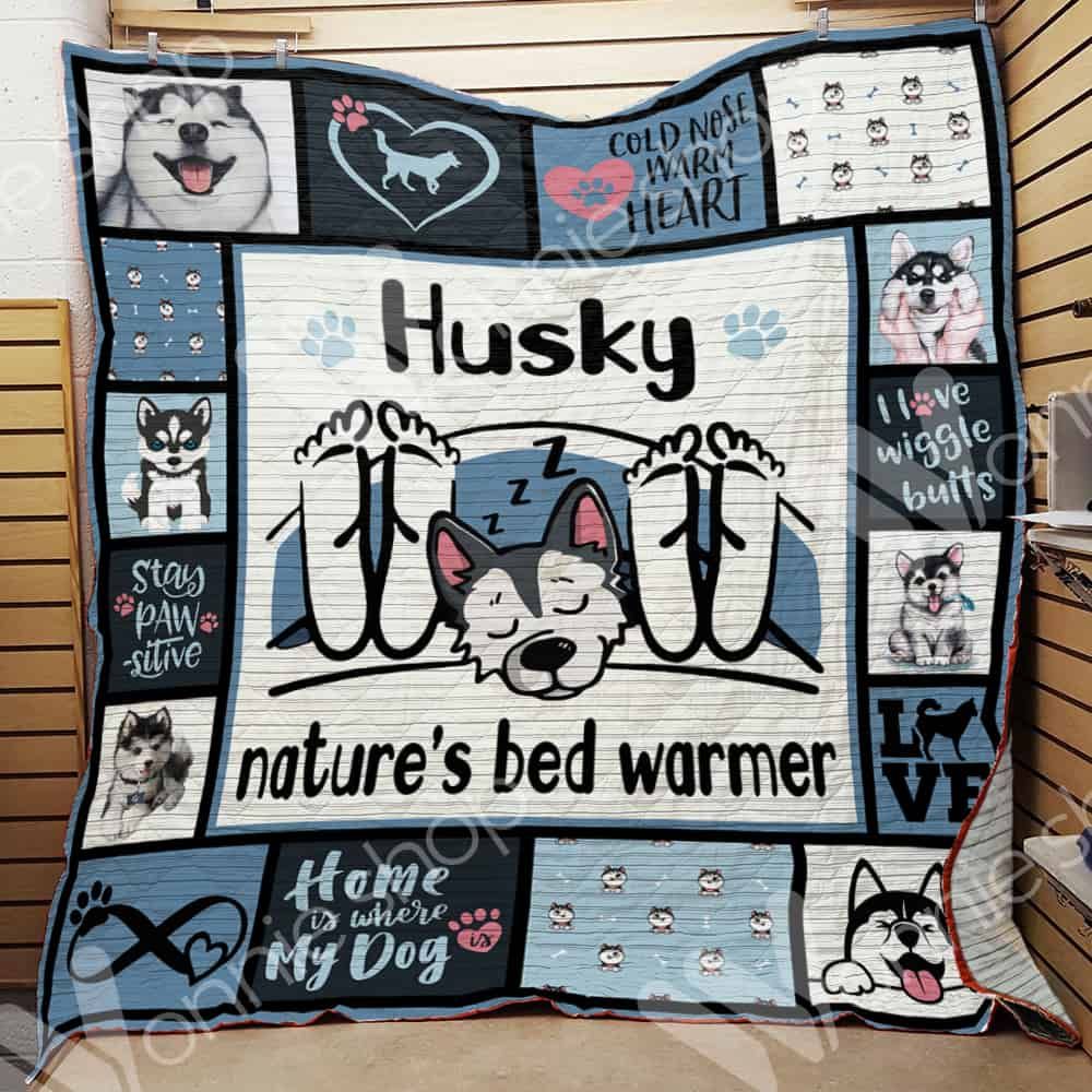 Husky Dog Quilt Blanket DHC0102718TD