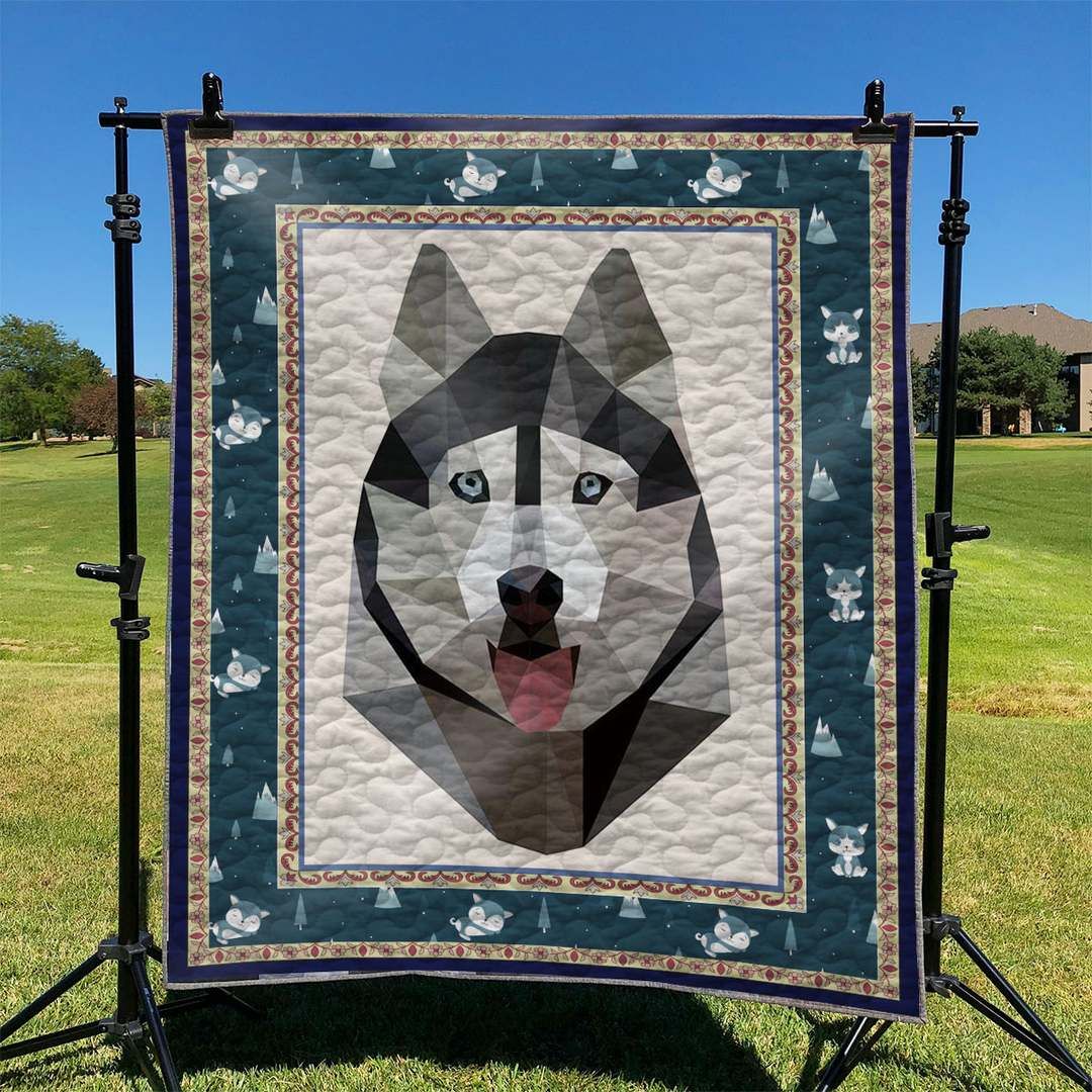 Husky Dog TD2709490 Quilt Blanket