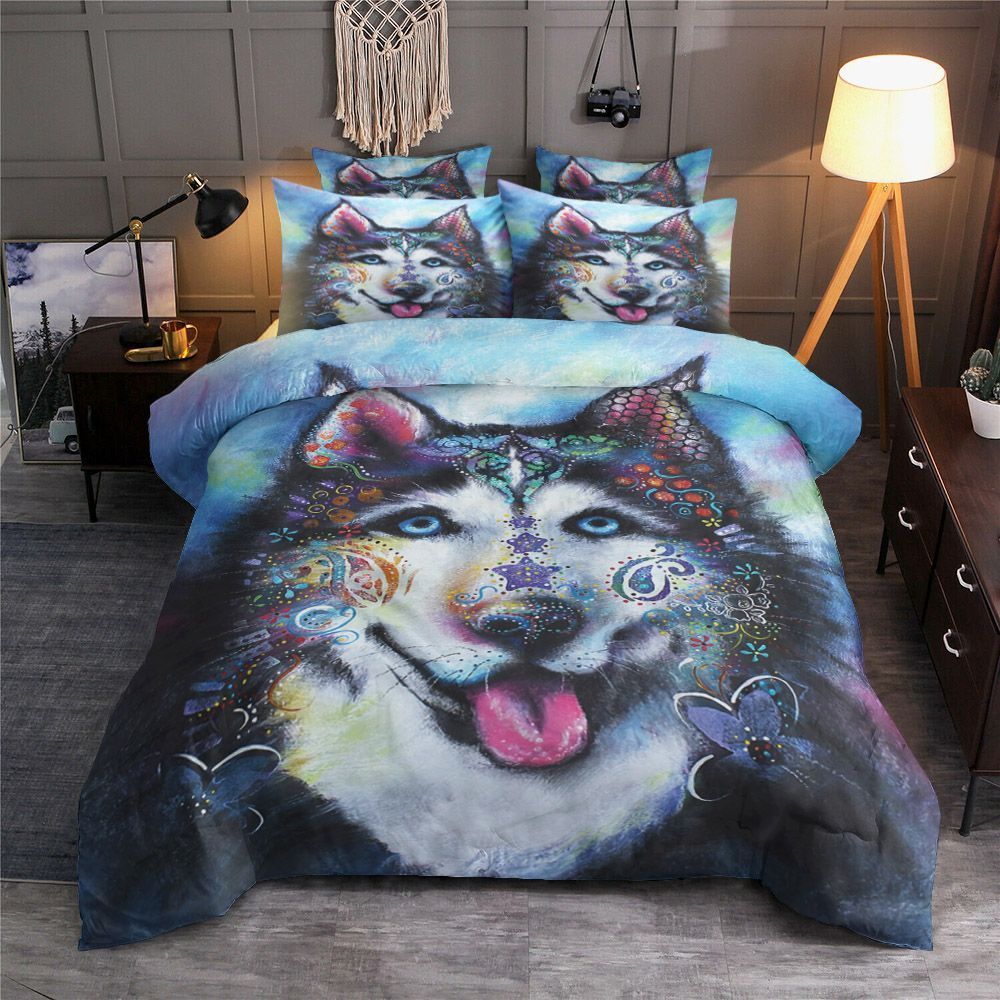 Husky Dog Bedding Set