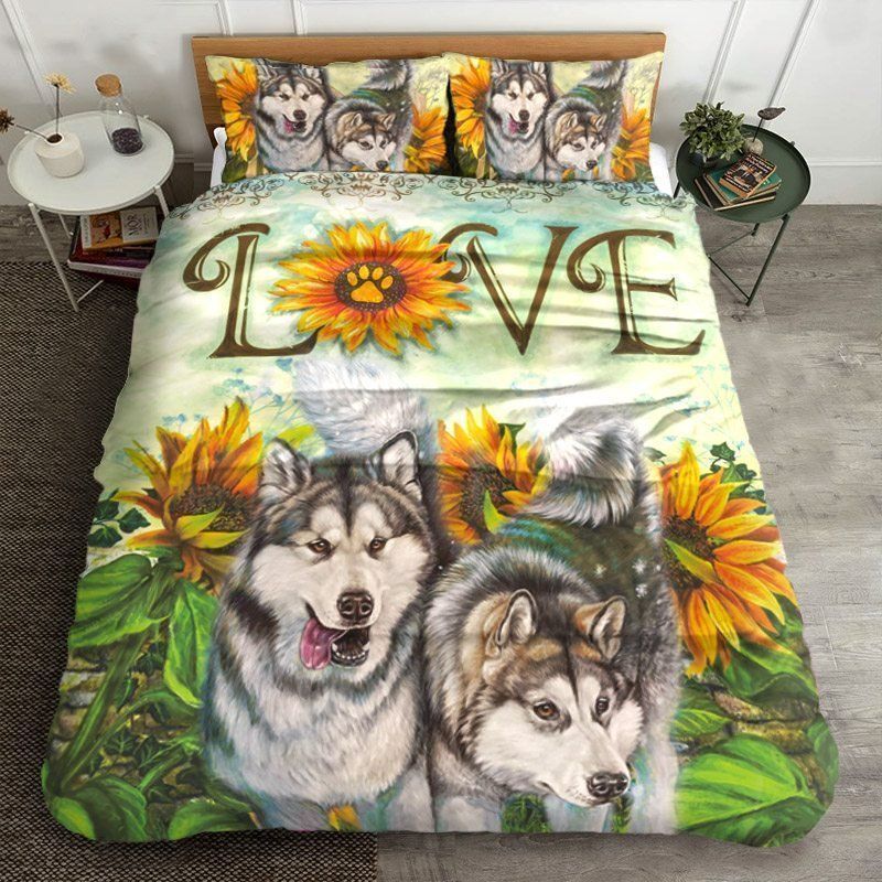 Husky Love Bedding Set