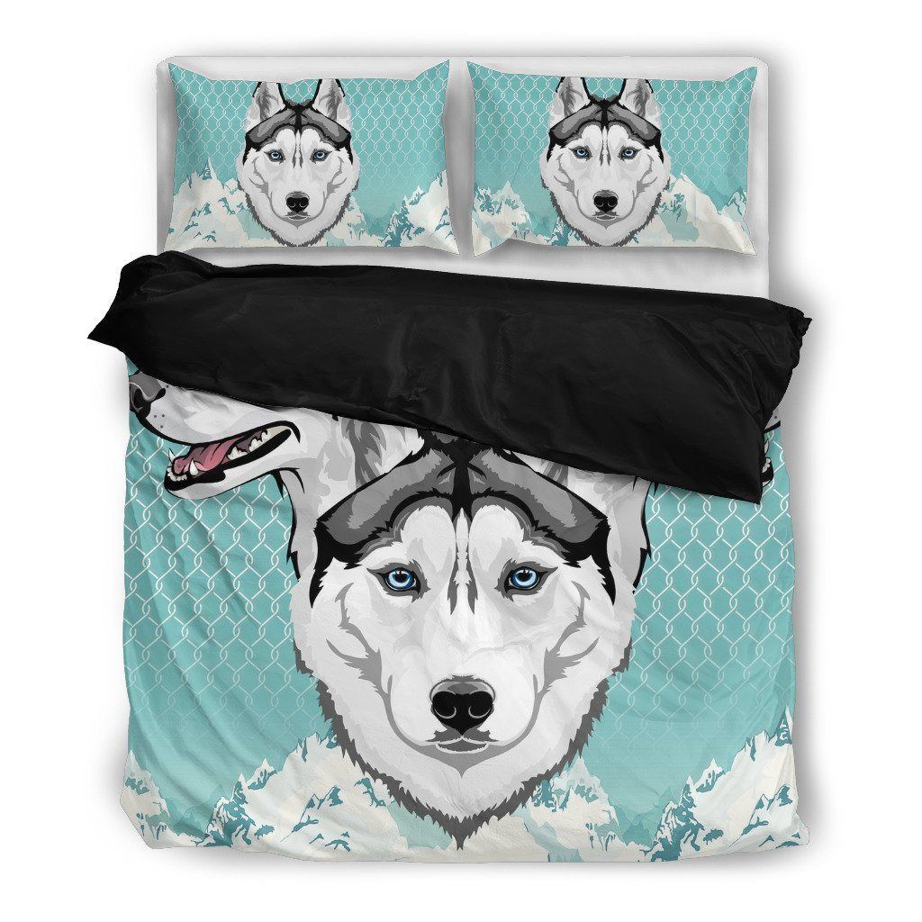 Husky Lover Dog Themed Bedding Set