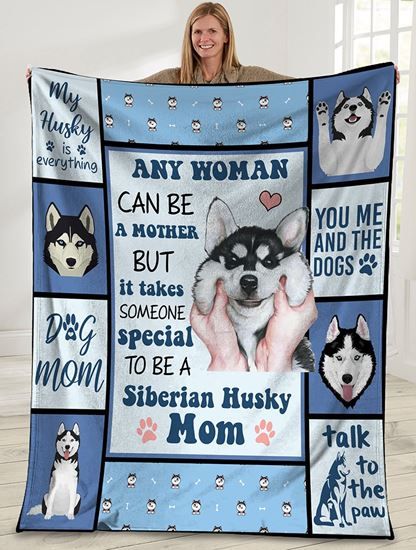 Husky Fleece Blanket