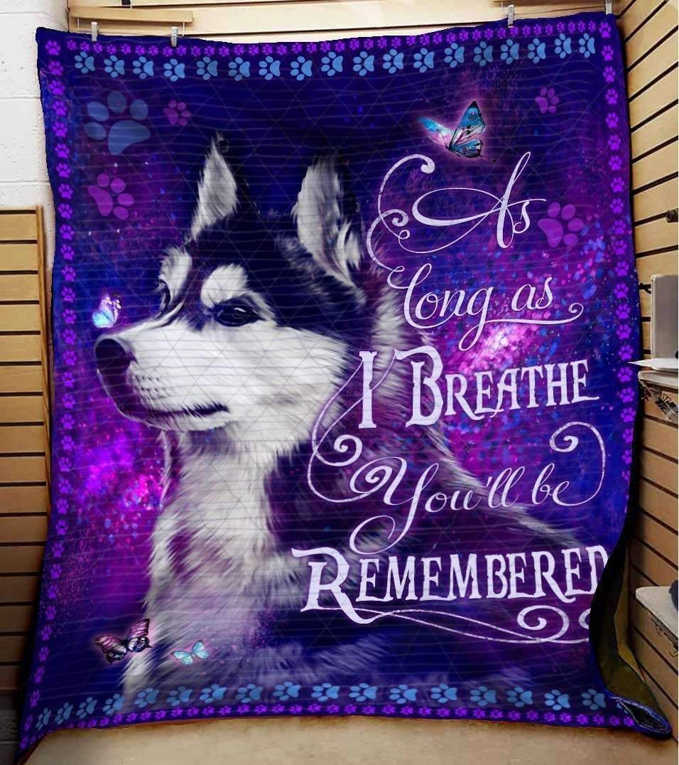 Husky Fleece Blanket