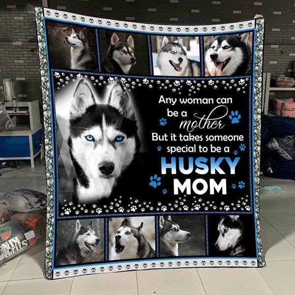 Husky Mom GS-CL-DT3006 Quilt Blanket