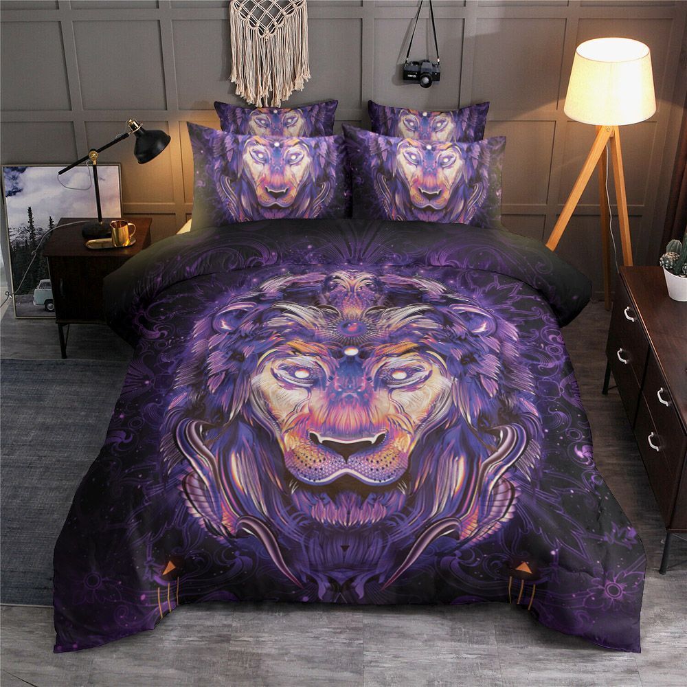 Hyper Light Lion Bedding Set