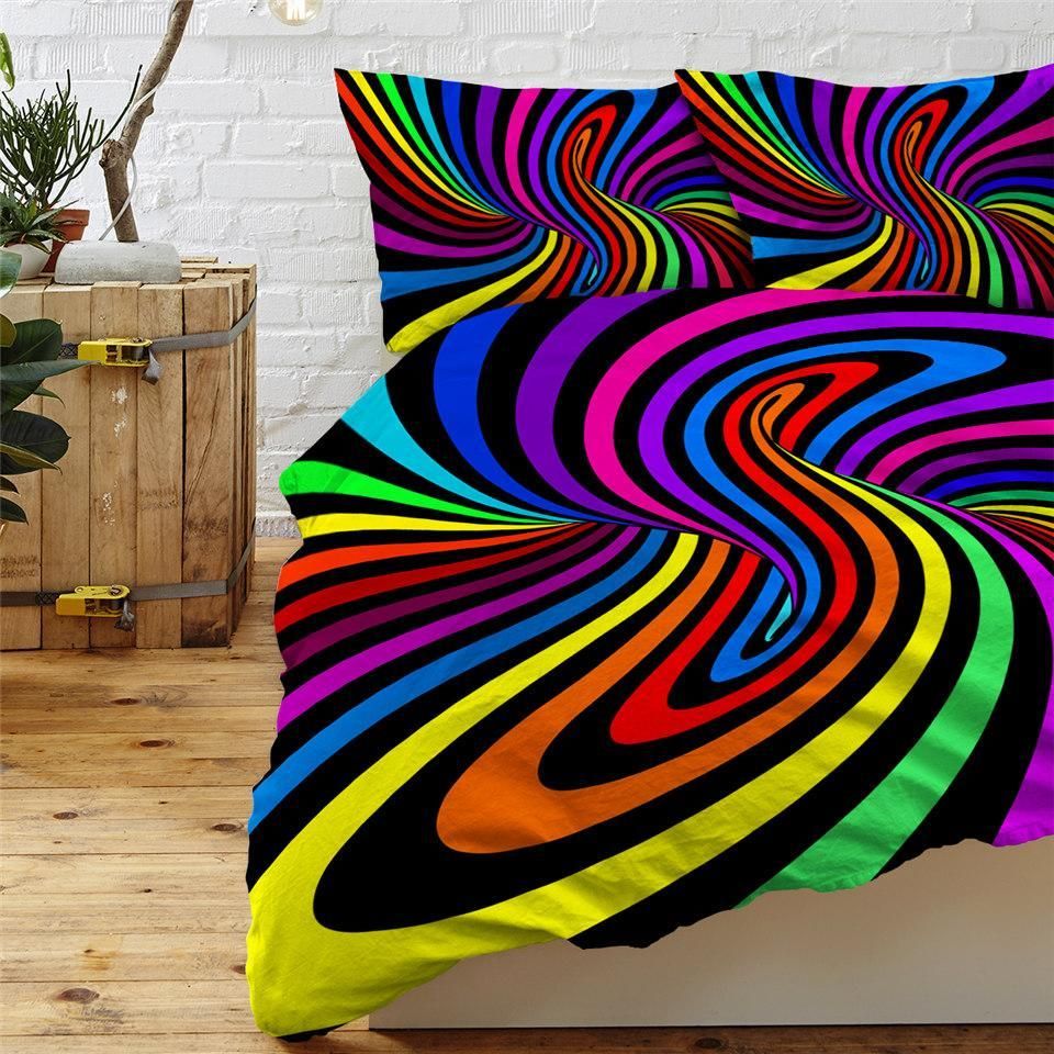 Hypnotic Colors Art Bedding Set