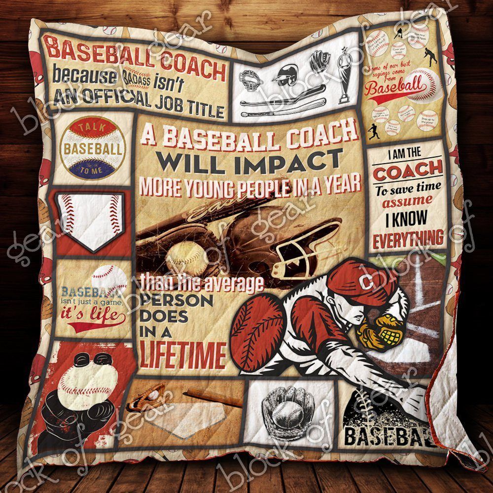 I Am A Baseball Coach CLM240632 Quilt Blanket