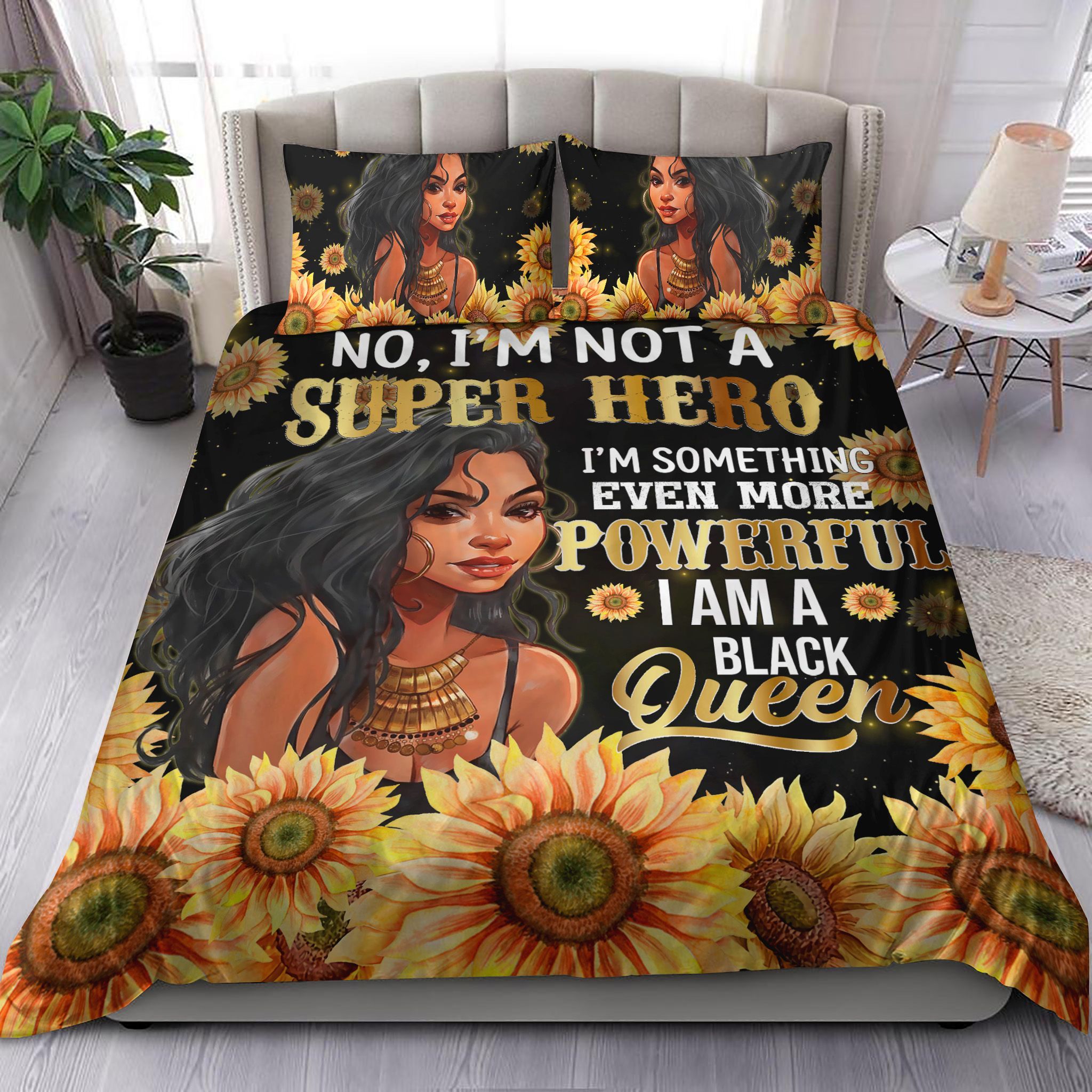 I Am A Black Queen Bedding Set