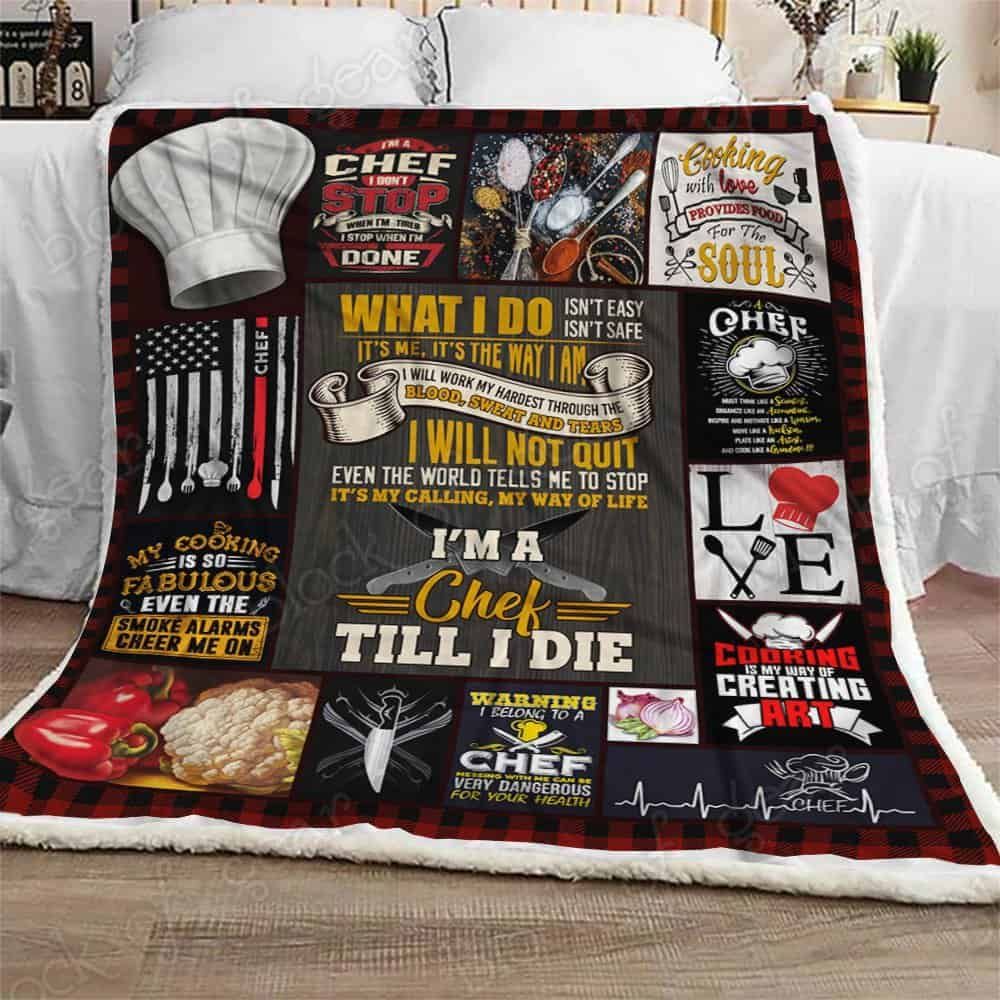 I Am A Chef Fleece Blanket
