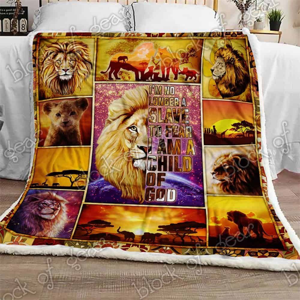 I Am A Child Of God Fleece Blanket