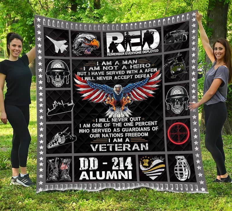 I Am A Man A Veteran Quilt Blanket DHC1402838TD