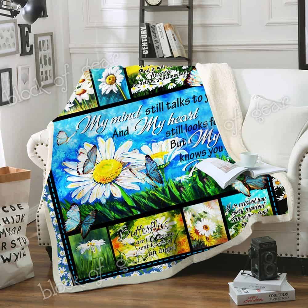 I Am Always With You Daisy Fleece Blanket