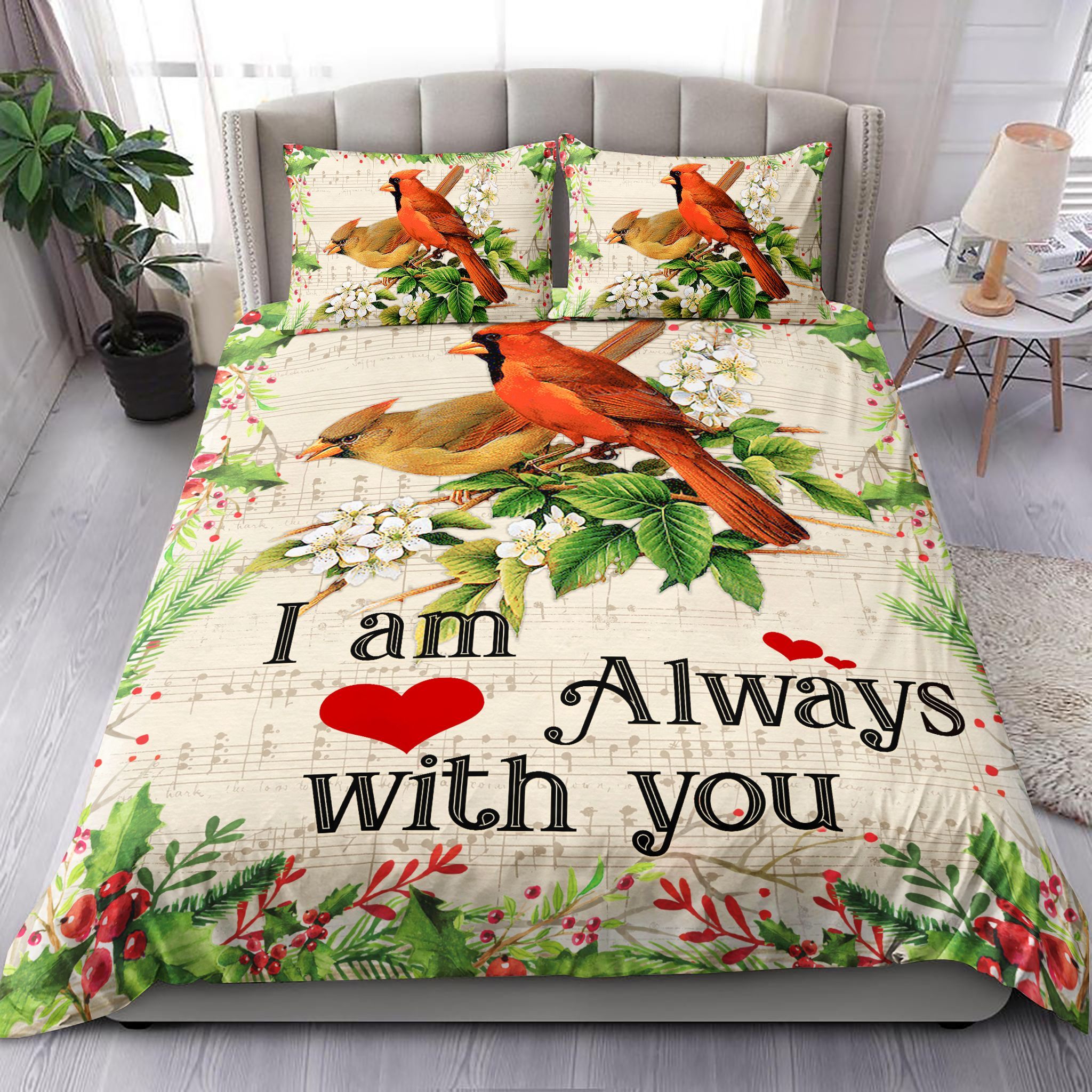 I Am Always With You Bedding Set
