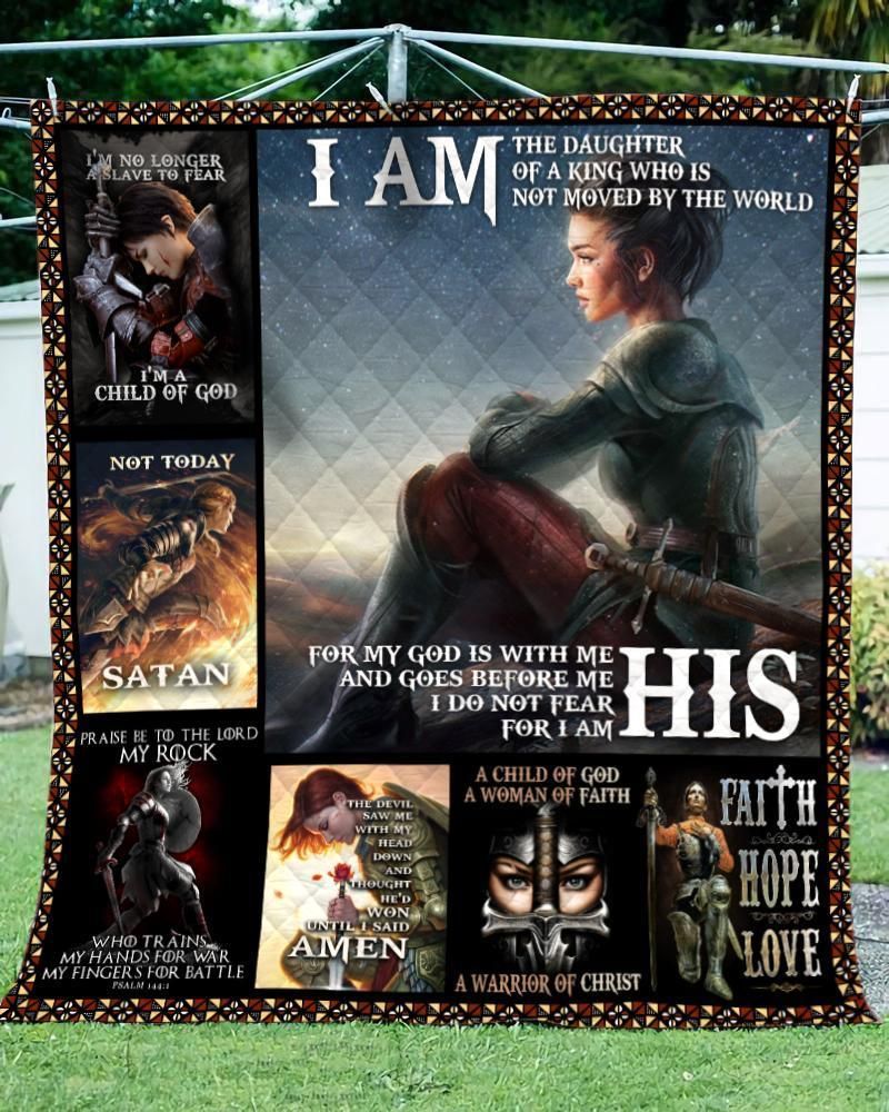 I Am Daughter Of The King Knight Templar Quilt Blanket Blanket Dhc09121313Dd