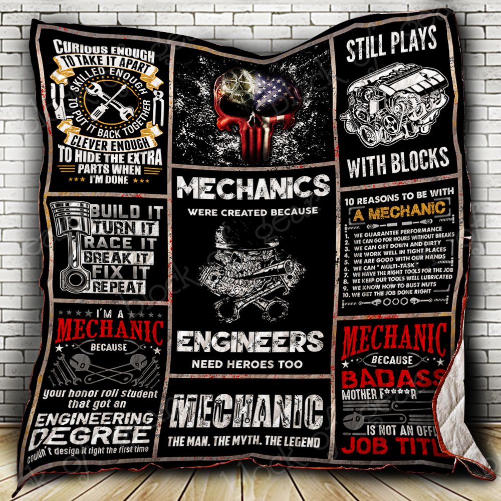 I Am Mechanic Quilt P390 Dhc11123118Dd