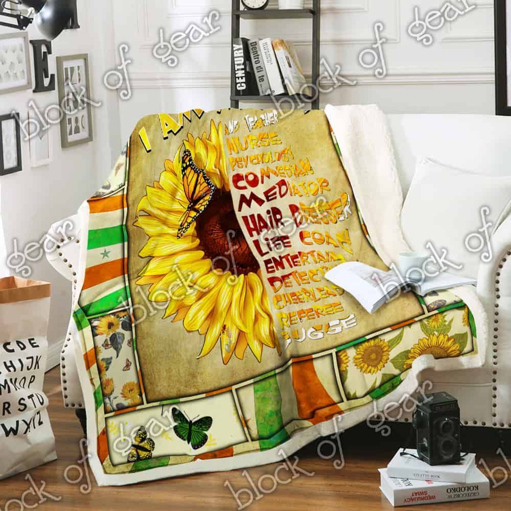 I Am Mom And Fleece Blanket