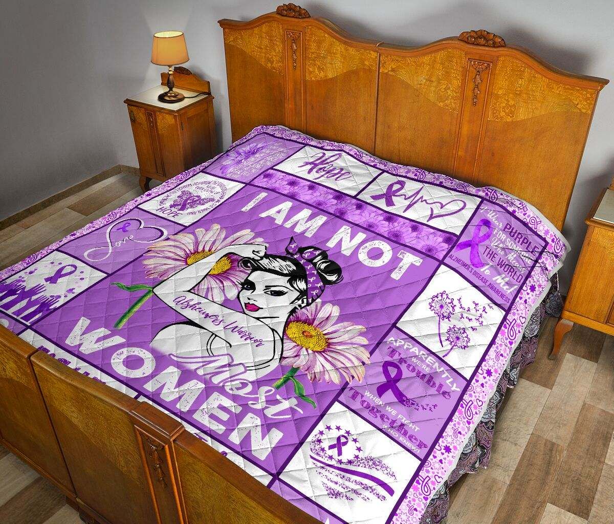 I AM NOT MOST WOMEN ALZHEIMER’S QUILT DHC281111244DD