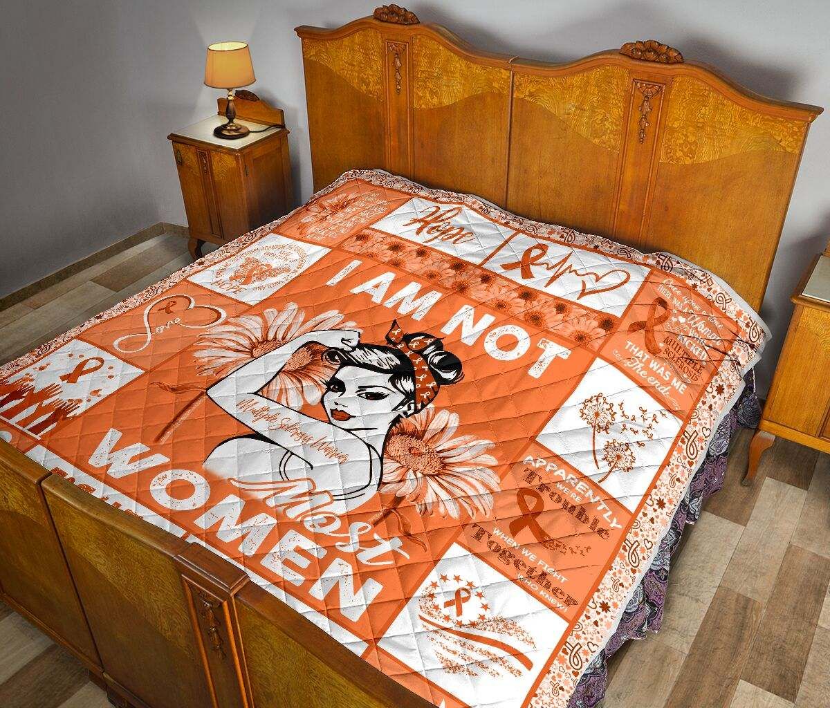 I AM NOT MOST WOMEN MULTIPLE SCLEROSIS QUILT DHC281111246DD