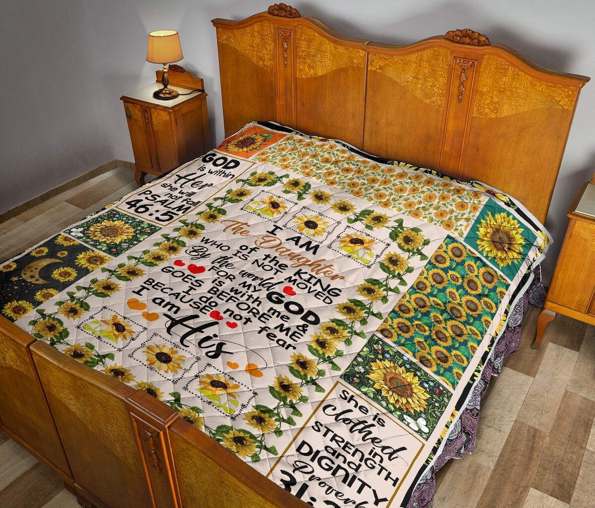 I Am The Daughter Of The King Quilt Blanket DHC02011082DD