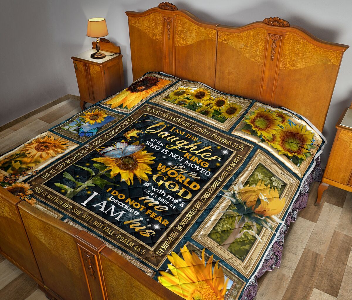 I Am The Daughter Of The King Quilt Blanket DHC02011552DD