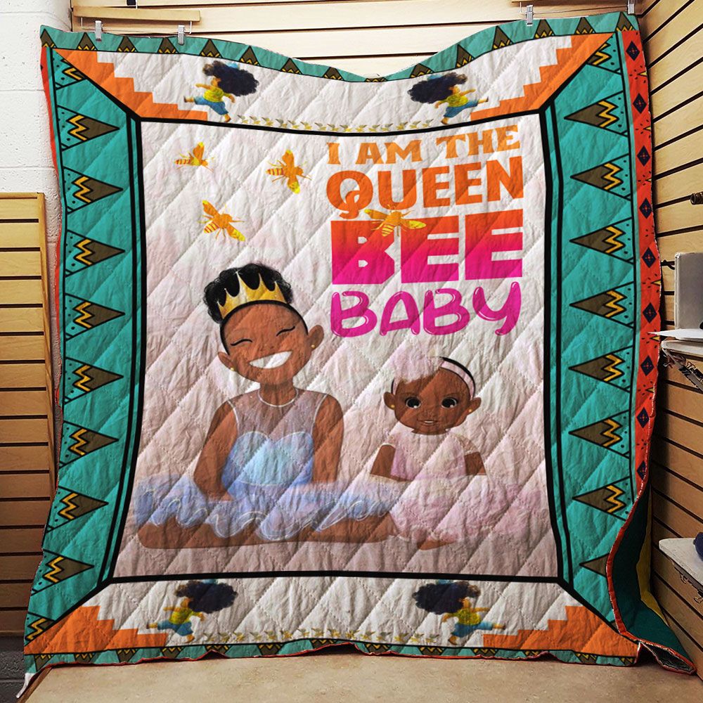 I Am The Queen Bee Baby Quilt Quilt Blanket DHC150120814TD