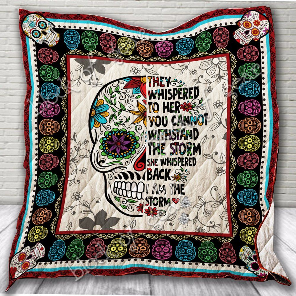 I Am The Storm Skull Quilt Thh1094 Dhc11122507Dd