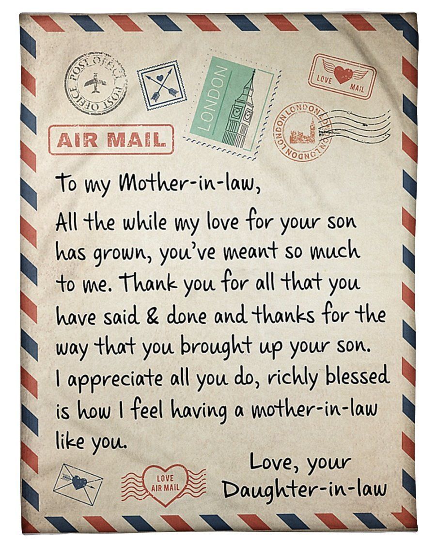 I Appreciate All You Do To Mother In Law Fleece Blanket Fleece Blanket