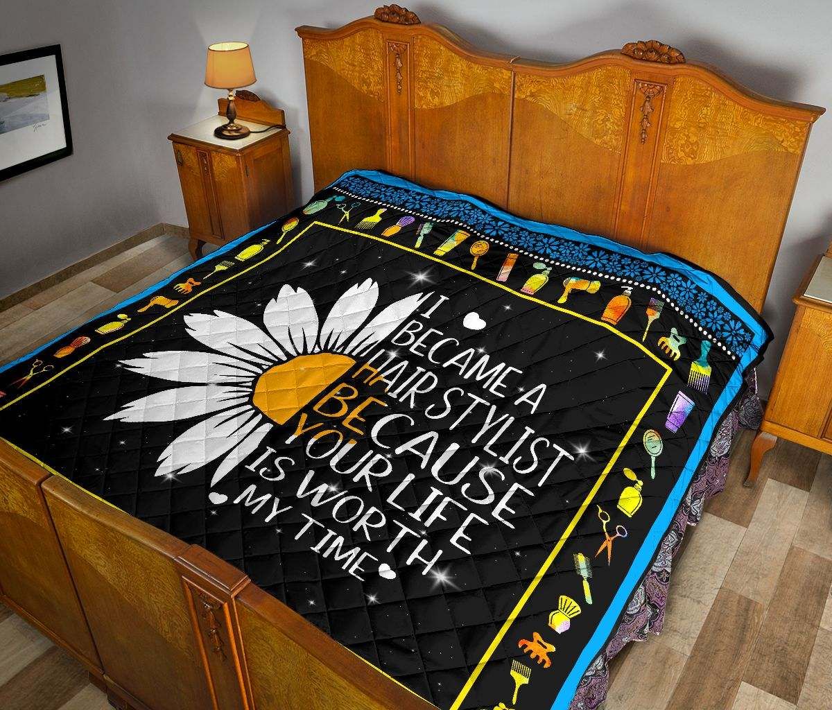 I BECAME A HAIR STYLIST QUILT DHC281111540DD