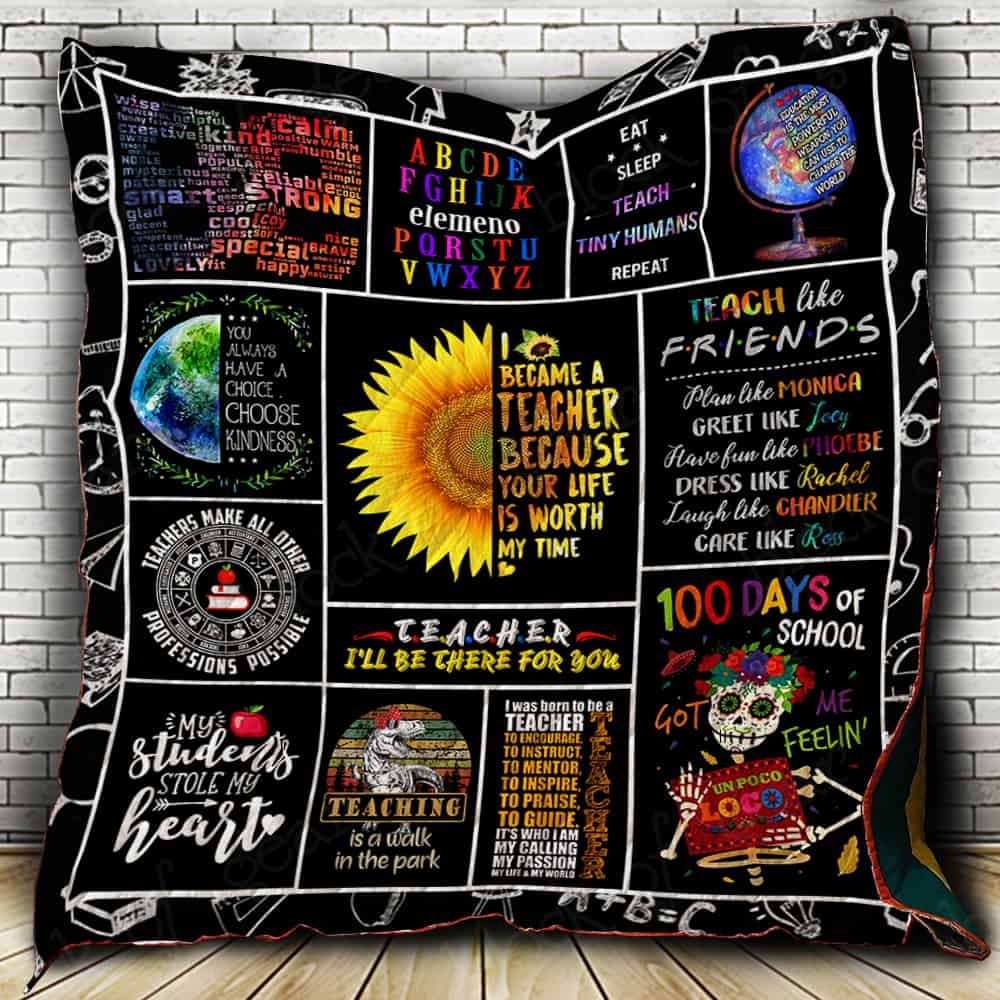I Became A Teacher Quilt P349 Dhc11123136Dd