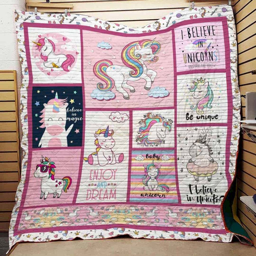 I Believe In Unicorn CLD270666 Quilt Blanket
