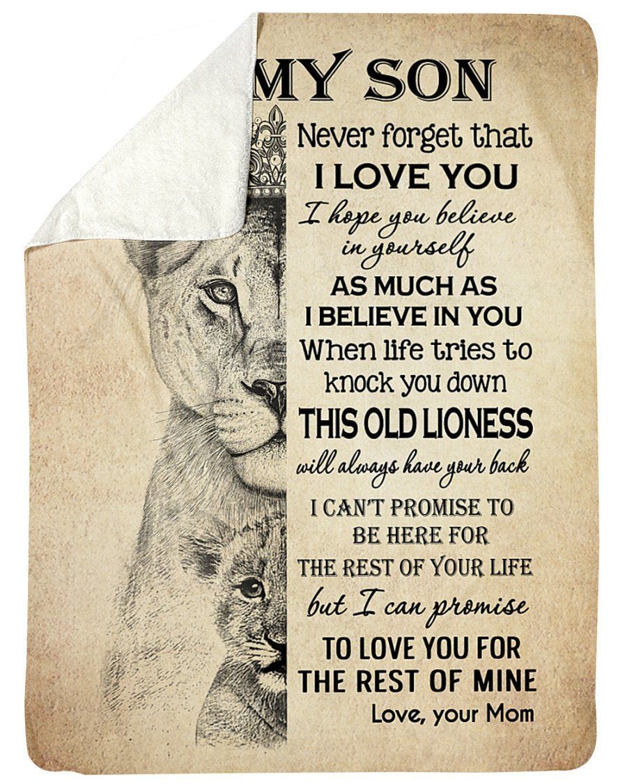 I Can Promise To Love You For The Rest Of Mine Giving Son Fleece Blanket