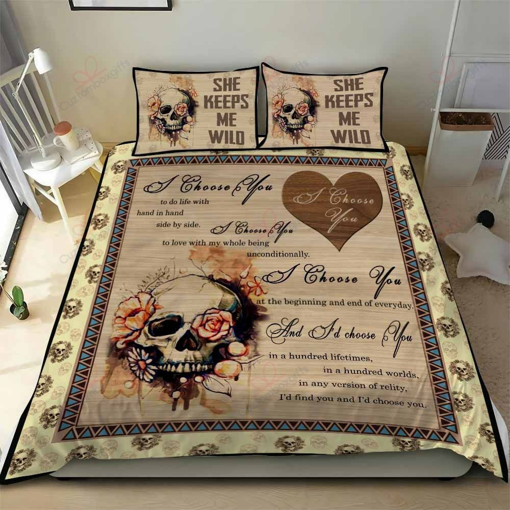 I Choose You Bedding Set