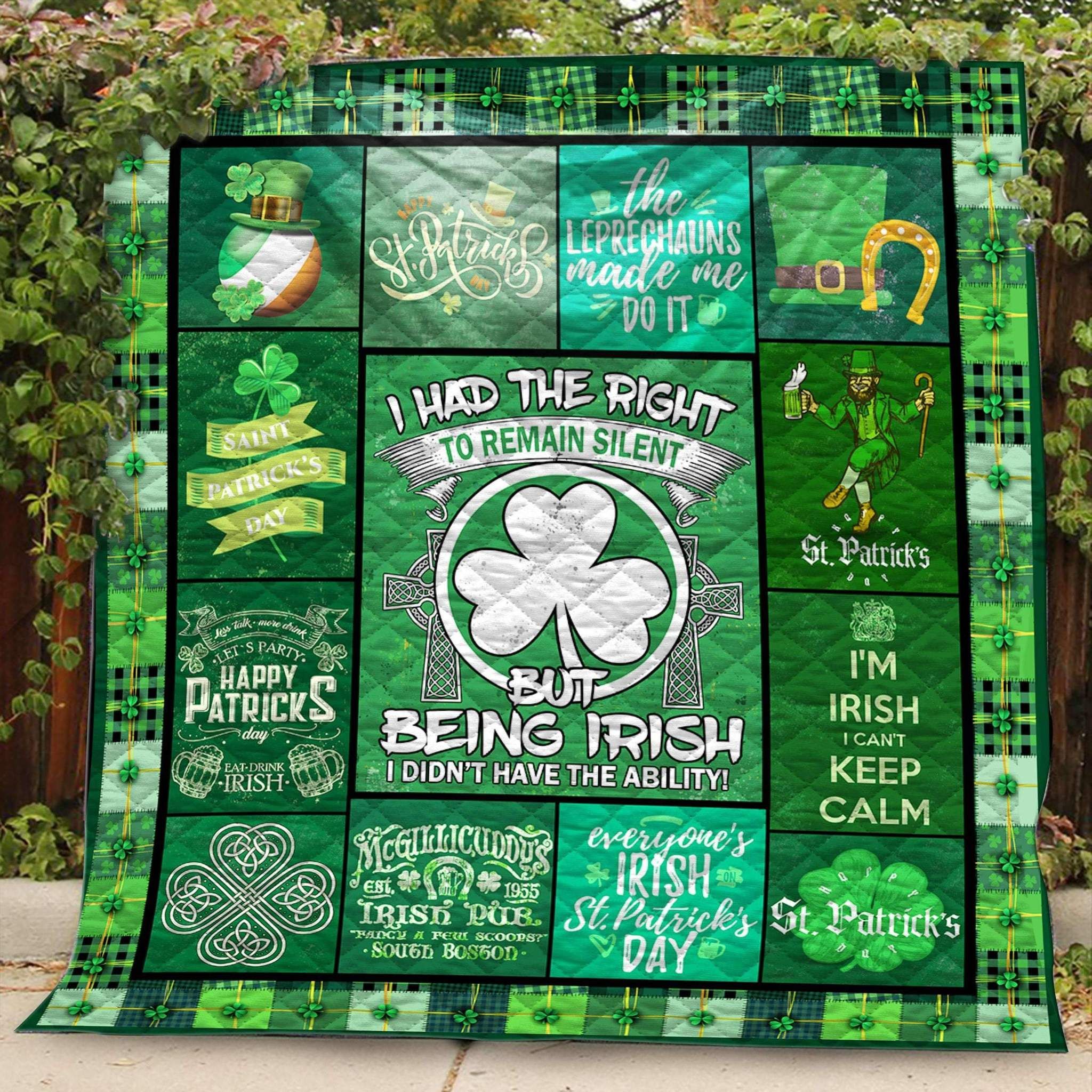I Had The Right To Remain Silent But Being Irish I Didnt Have The Ability Tumbler DHC300197LT
