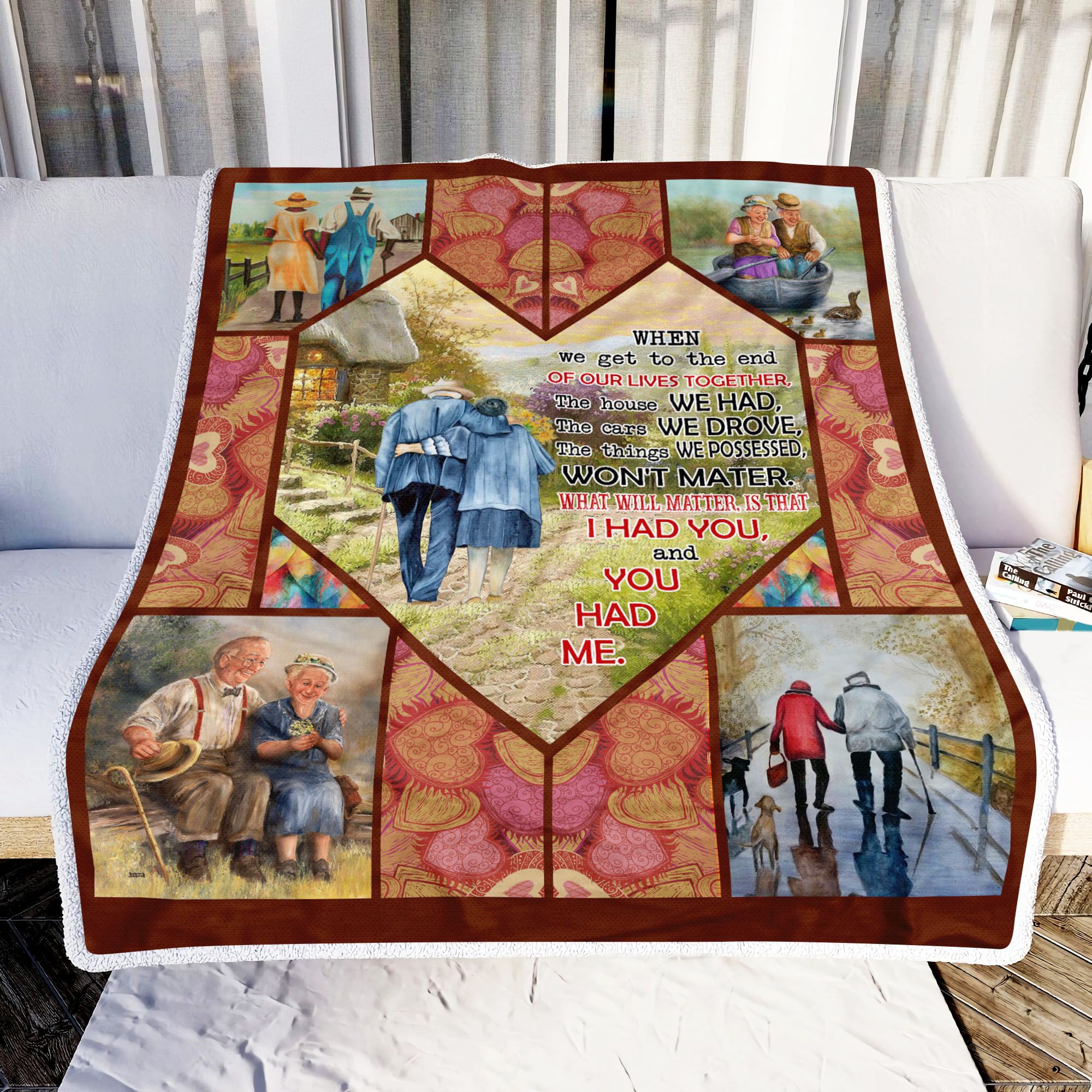 I Had You And You Had Me Husband And Wife Fleece Blanket