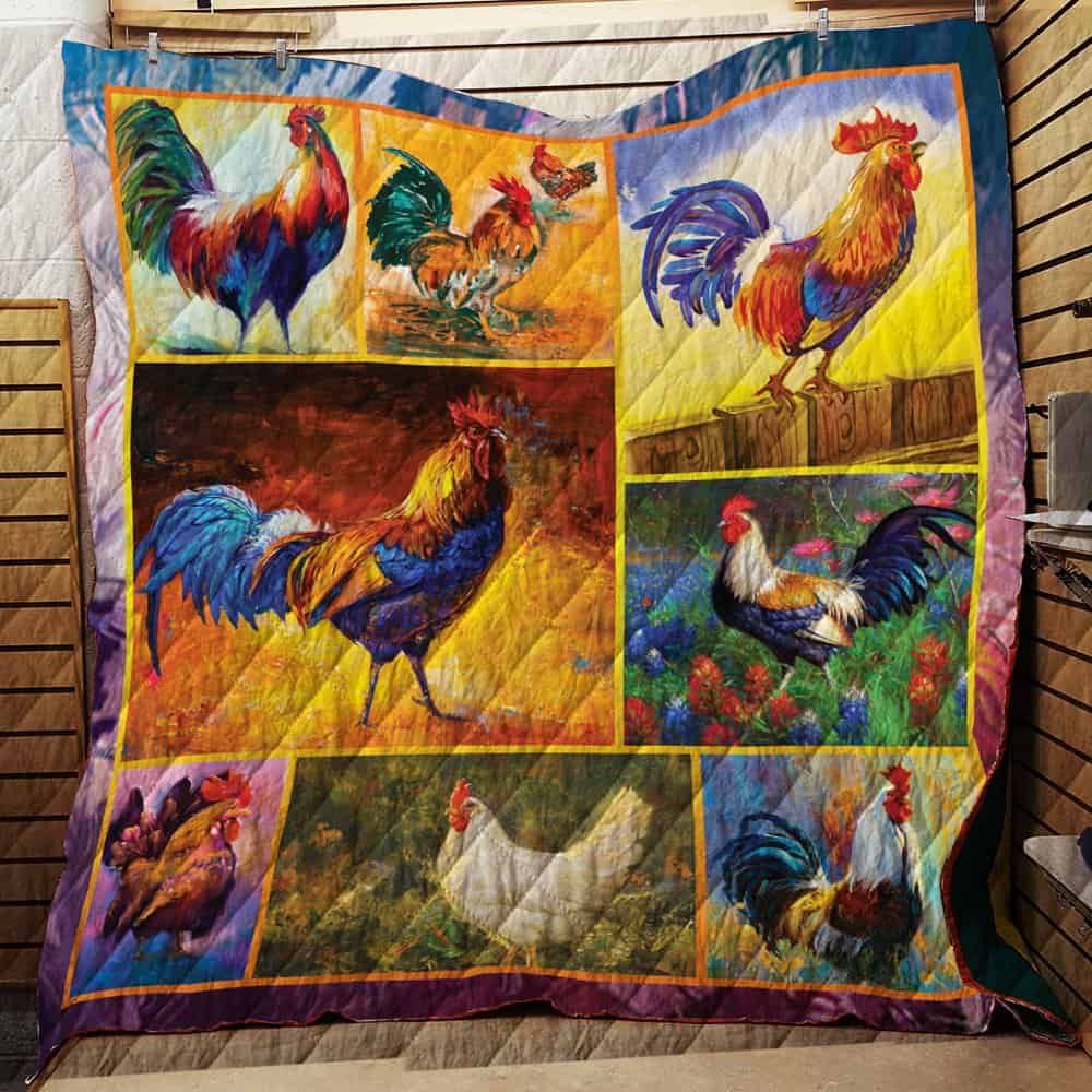 I Heart Chicken Quilt D215 Dhc11123416Dd