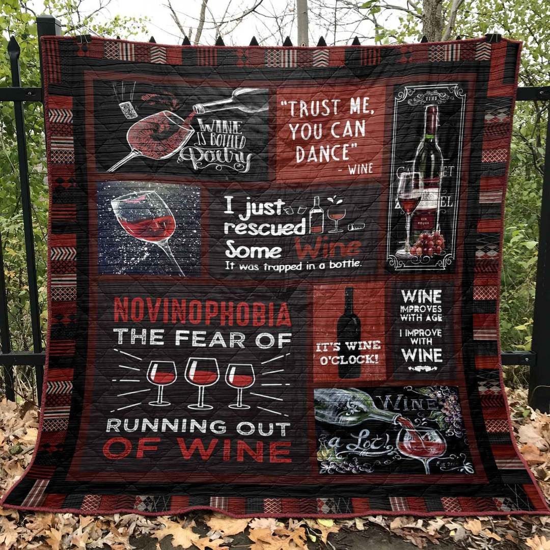 I Just Rescued Some Wine PK290517 Quilt Blanket