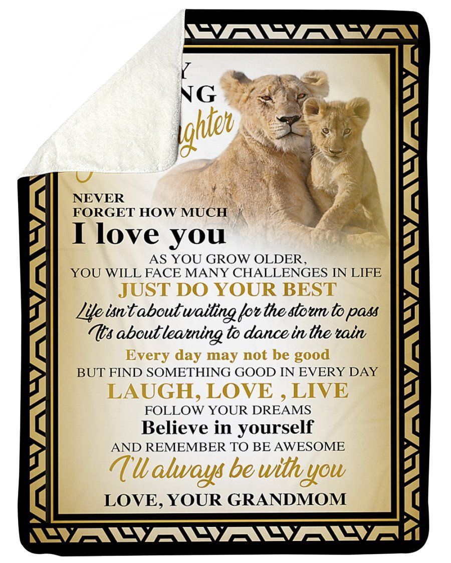 I’ll Aways Be With You Gift For Lion Lovers Fleece Blanket