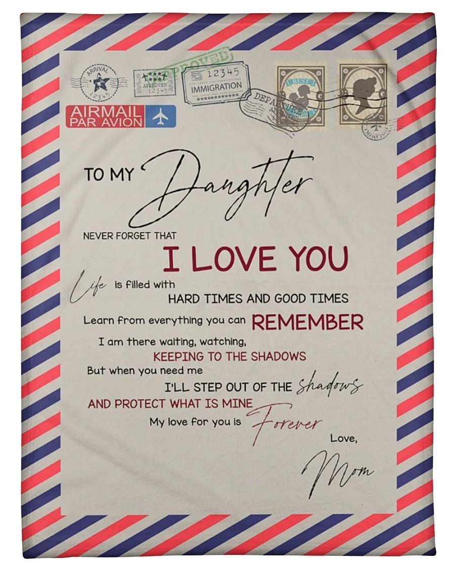 I’ll Step Out Of The Shadow Mom To Daughter Fleece Blanket Fleece Blanket