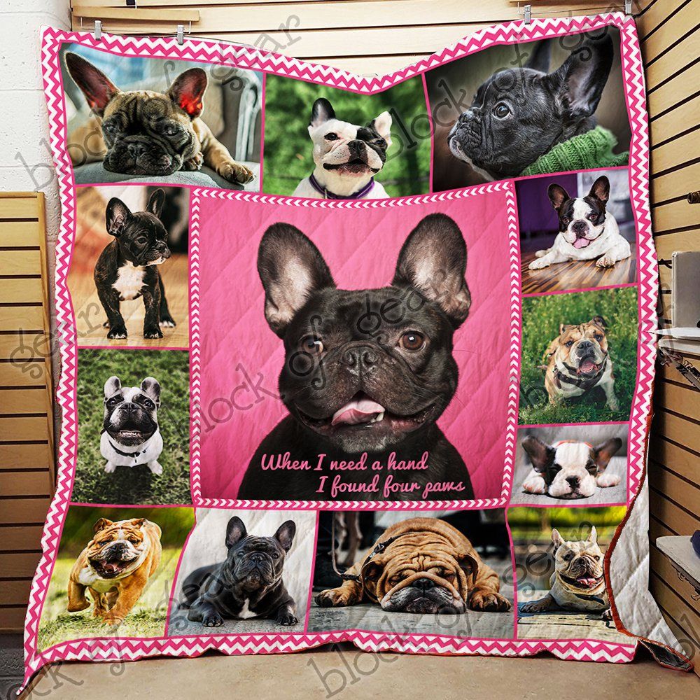 I Love Bulldog To The Moon And Back Quilt Nh119 Dhc11122734Dd