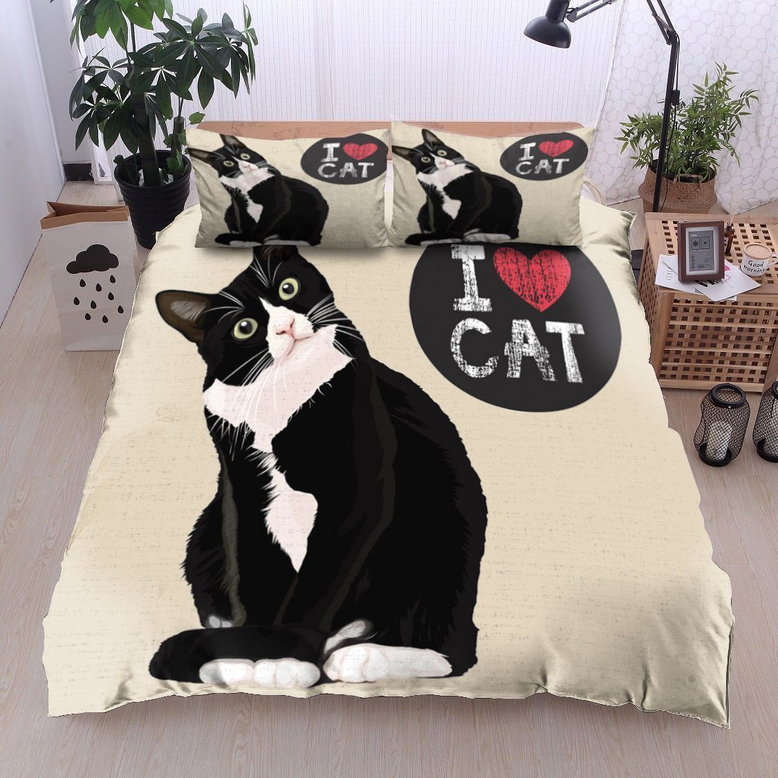I Love Cat Bedding Set