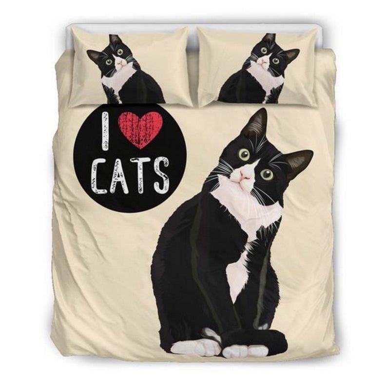 I Love Cats Bedding Set