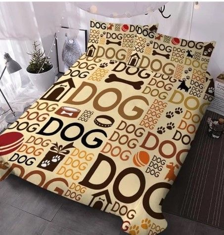 I Love Dog Bedding Set