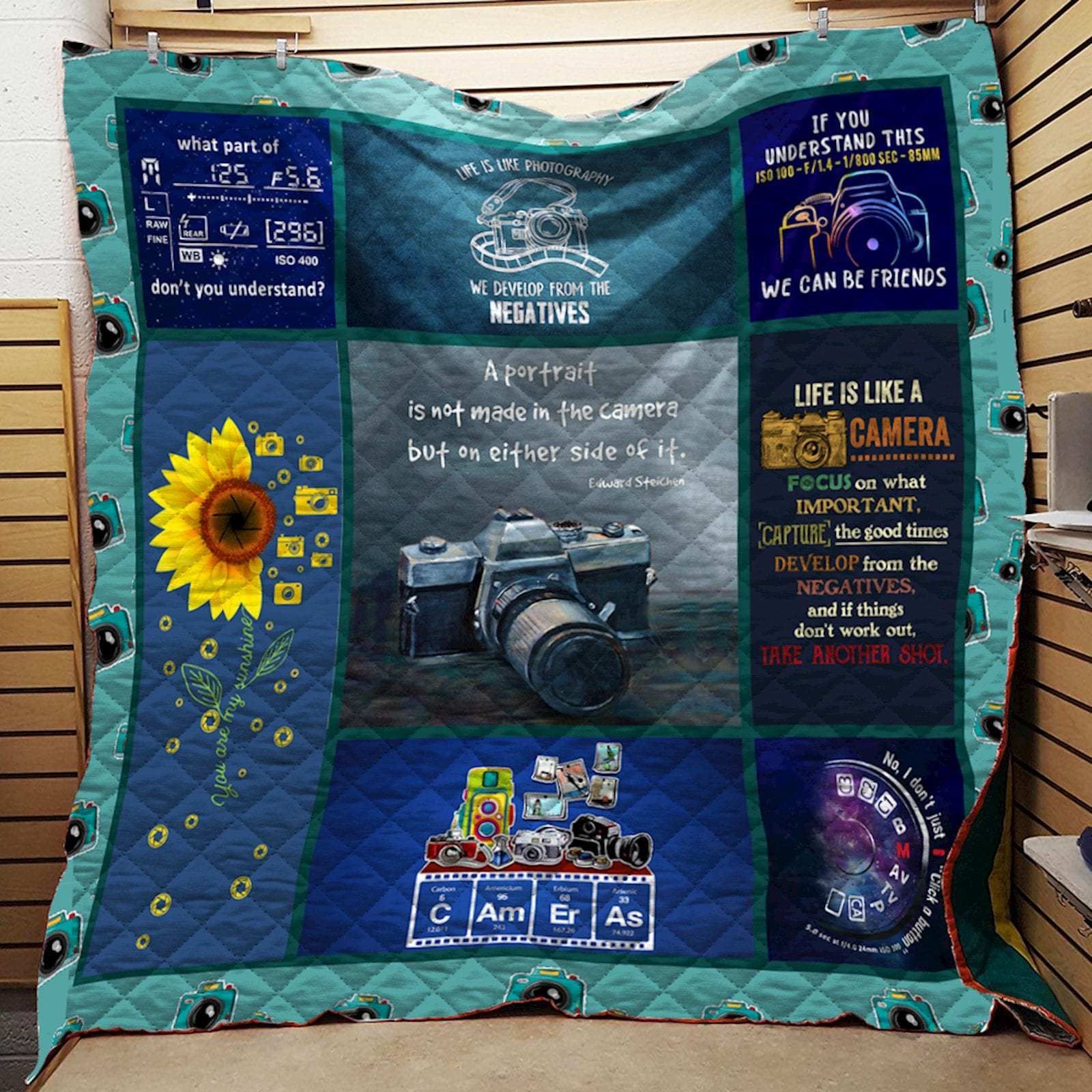 I Love Photography Love Camera Quilt Blanket Blanket Dhc191281Vt