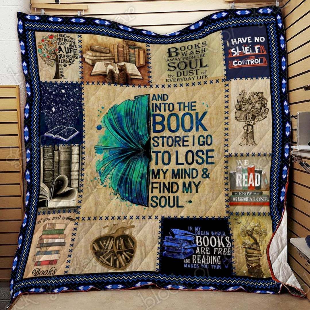 I Love Reading Book CLD170708 Quilt Blanket
