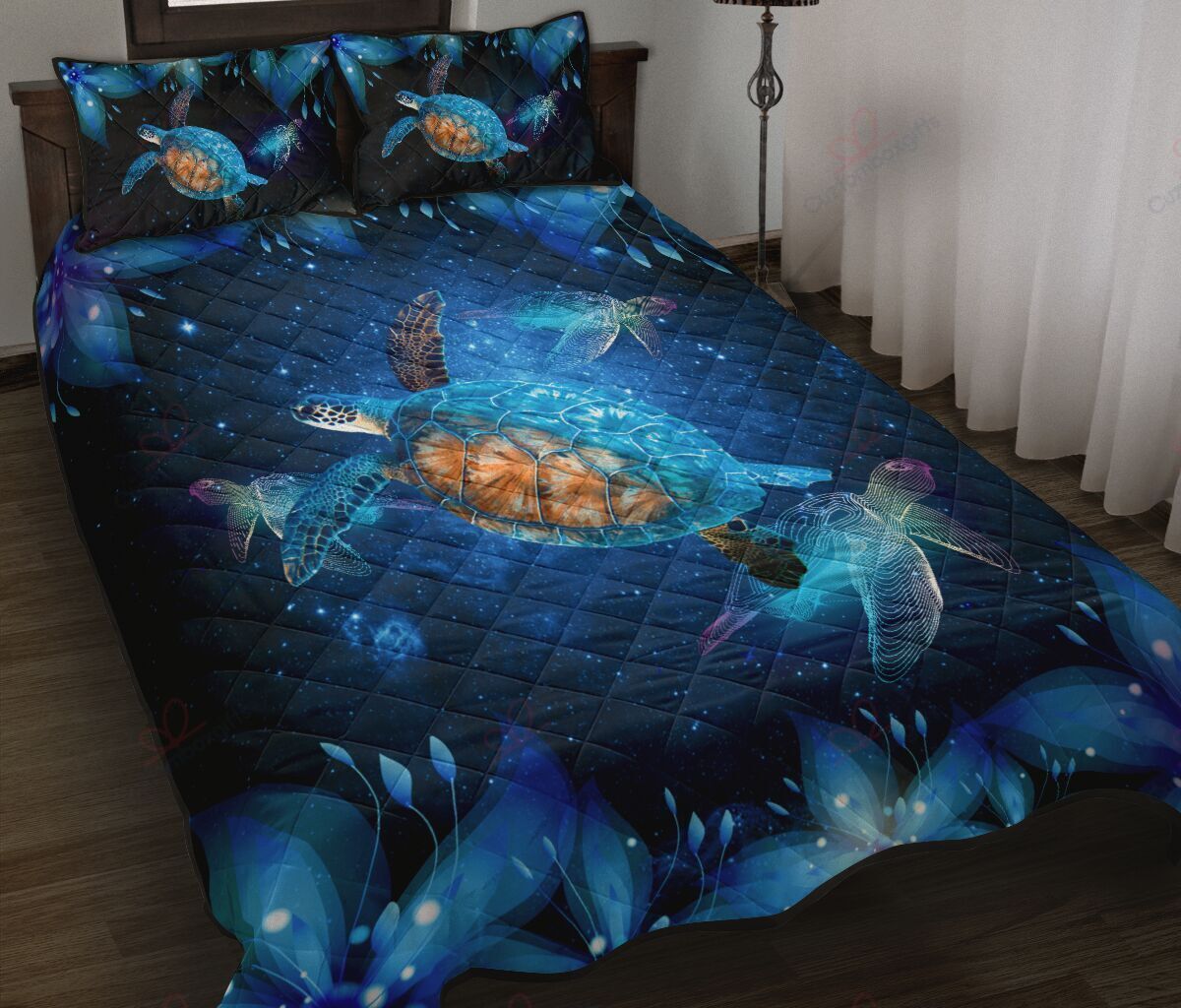 I Love Turtles Bedding Set